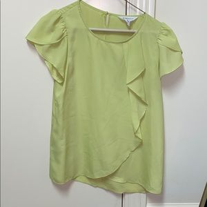 BCBGeneration cross drape front top